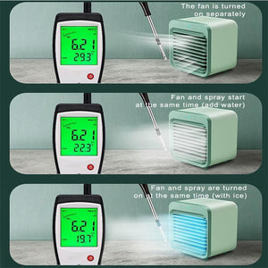 Rechargeable Water-cooled Air Conditioner (Can be used outdoors)